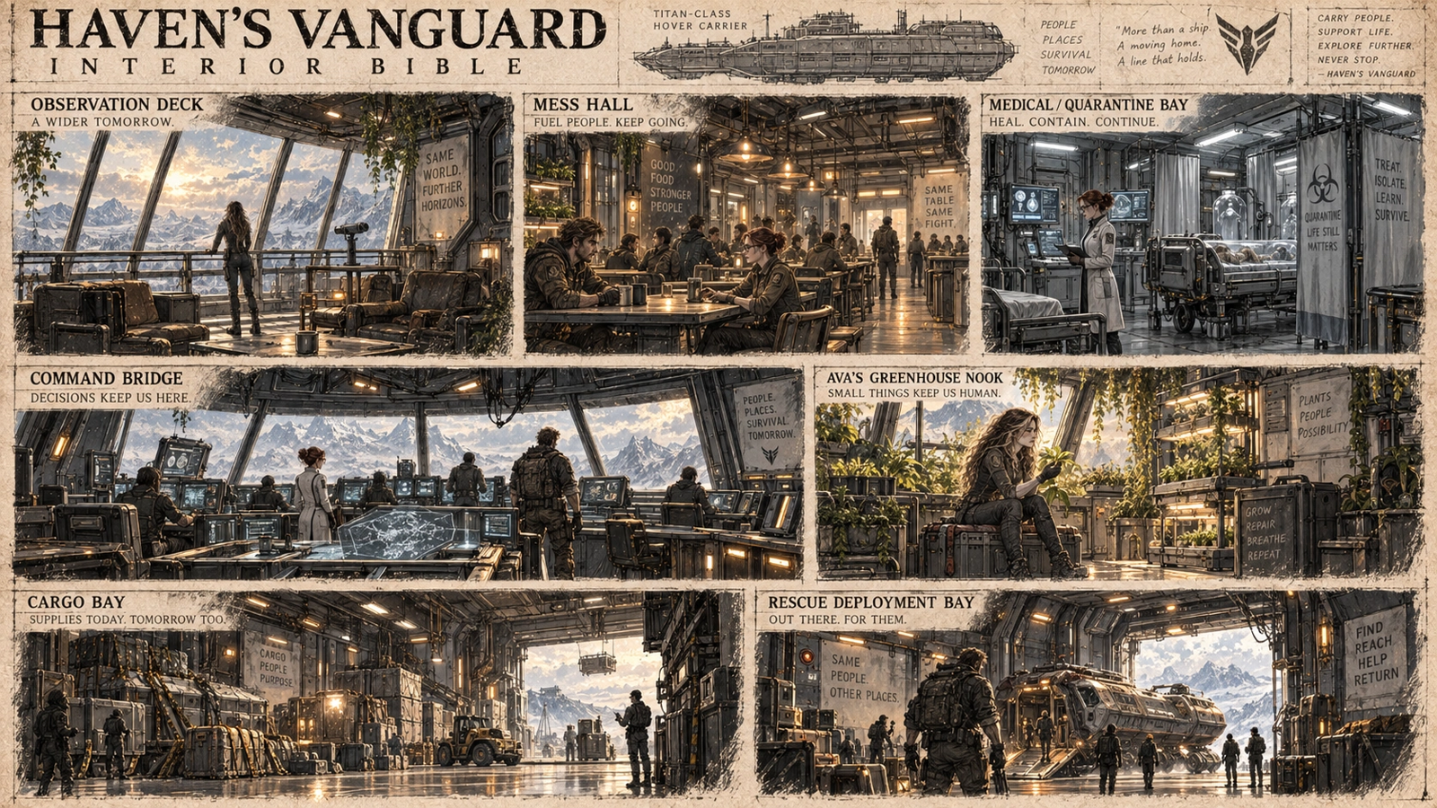Haven’s Vanguard interior
