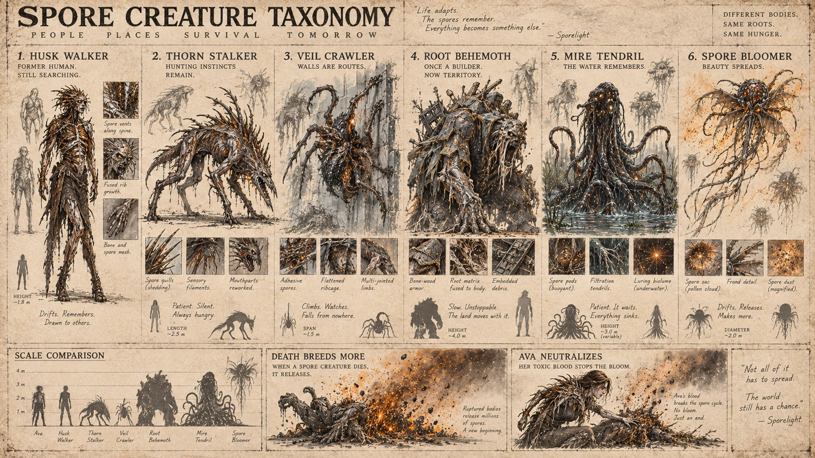 Spore creature taxonomy